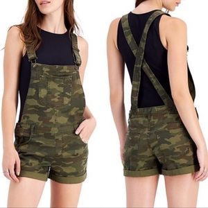 Wallflower Camo Bib Overalls
